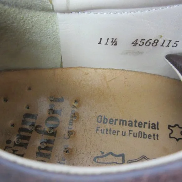 FINN COMFORT Mens 11.5 Dijon Lace Up Oxford Leather Shoes - Picture 6 of 7